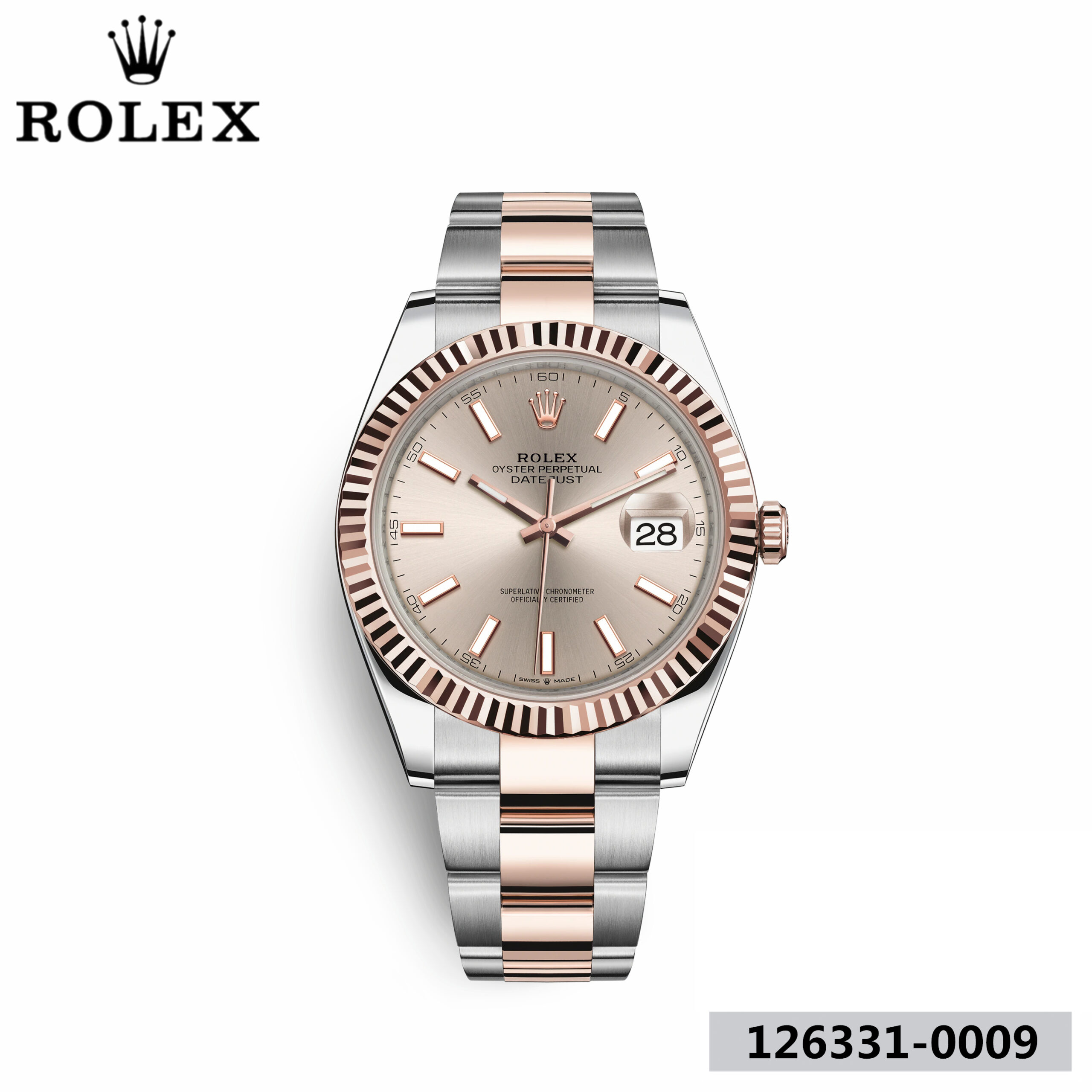 デイトジャスト 41 オイスター 41 mm オイスタースチール&エバーローズゴールド - 画像 (3)