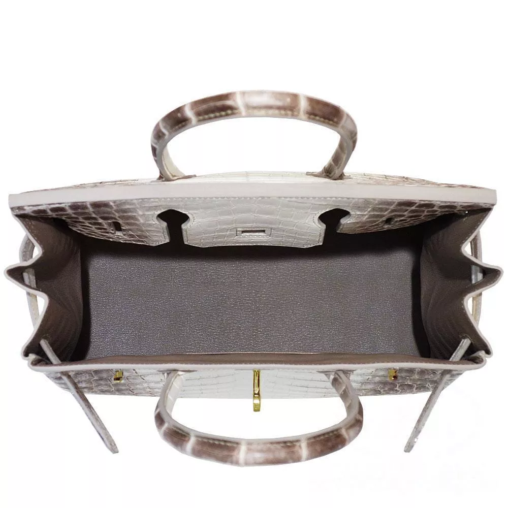 【HERMES】エルメス バーキン 30cm クロコダイル ゴールド金具 - 画像 (4)