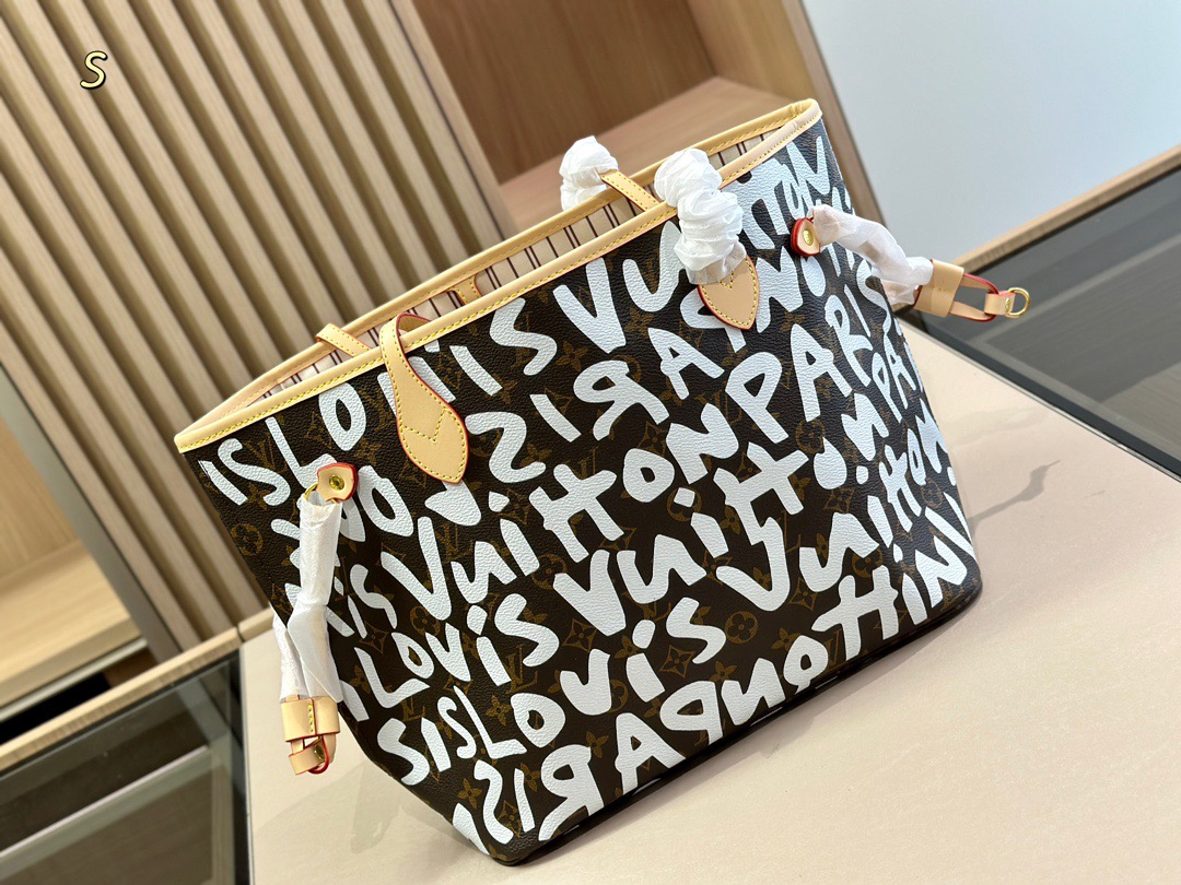 L&V Neverfull 落書き 限定 ショッピングバッグ - 画像 (8)