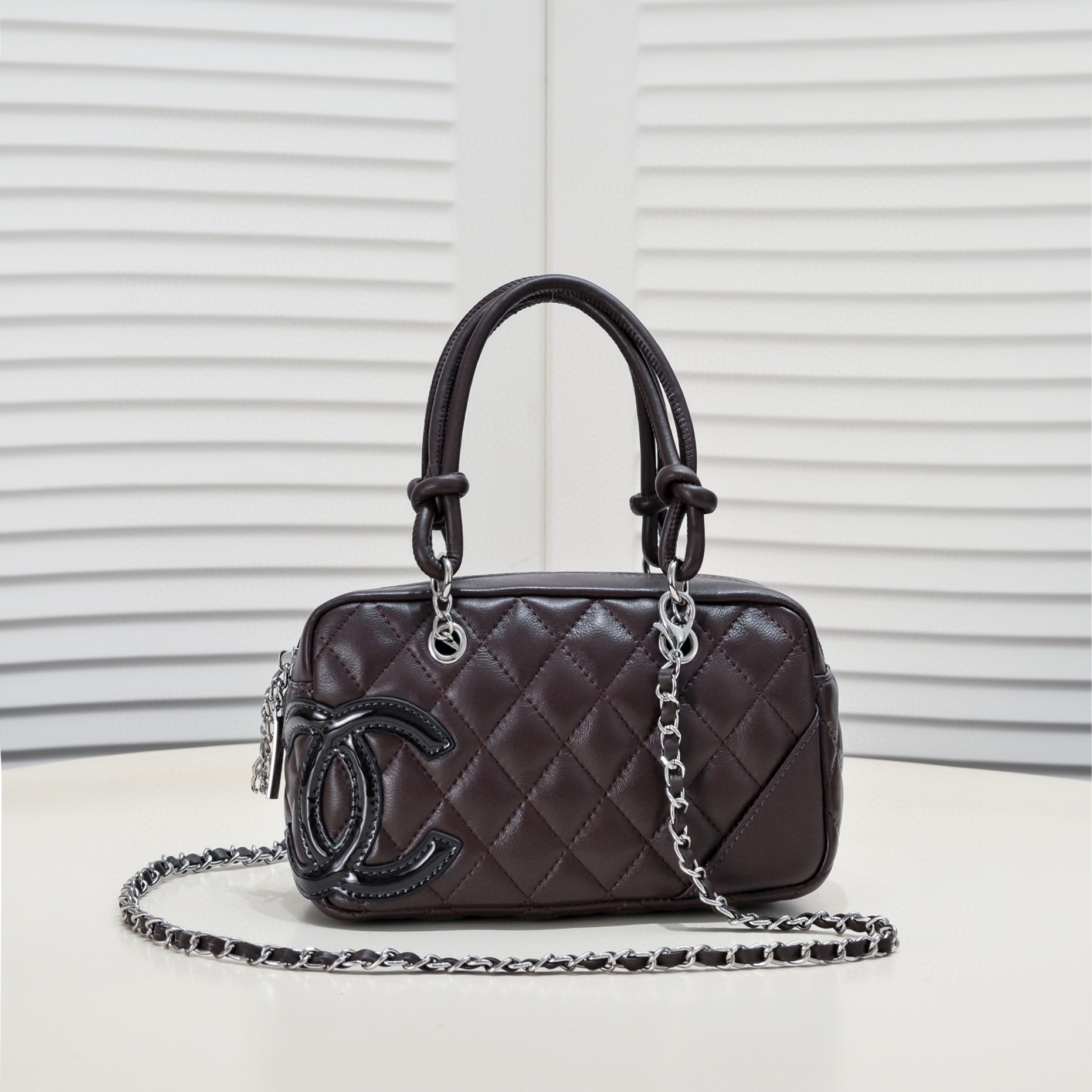 CHANEL A9117 SMALL bowling bag - 画像 (12)