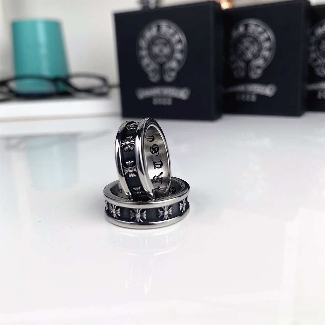 Chrome Hearts(クロムハーツ)クロスカービングリング - 画像 (8)