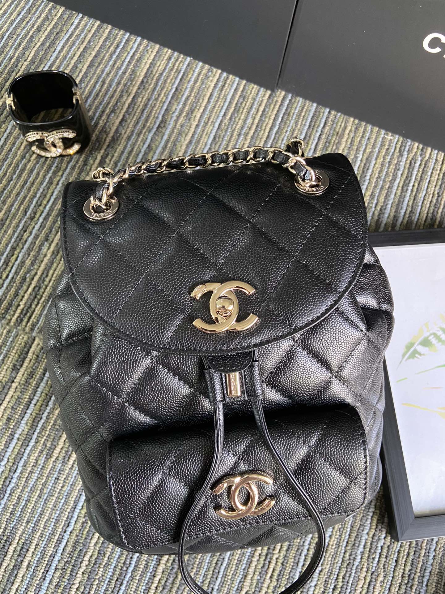 Chanel Ball pattern Backpack S1371 - 画像 (5)