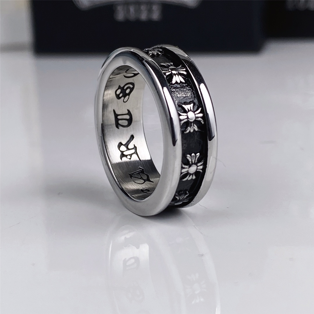 Chrome Hearts(クロムハーツ)クロスカービングリング - 画像 (2)