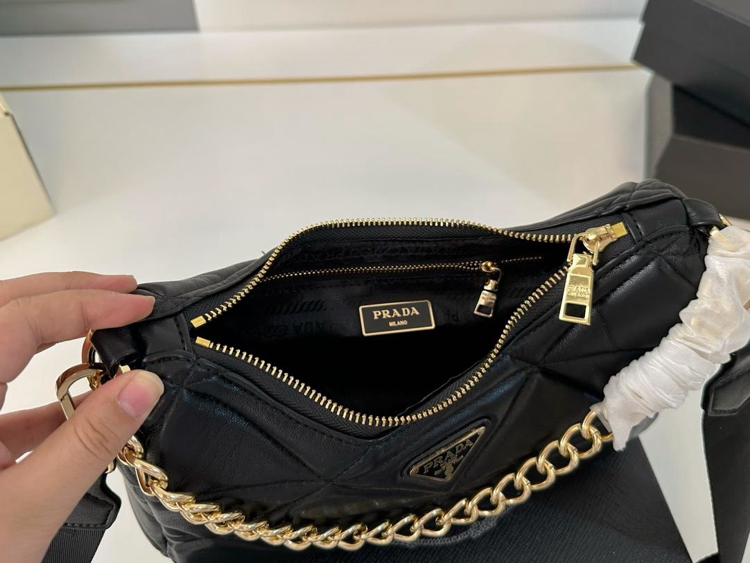 【PRADA 公式 旗艦店】プラダ 斜めがけバッグ 当日出荷 好評に付き再入荷!26*13CM 240719 - 画像 (11)