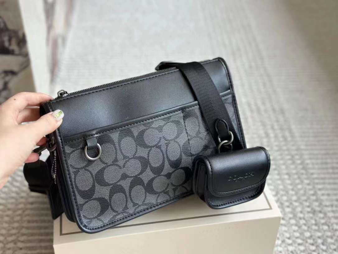 Coach コーチ メンズ ショルダー バックパック 25*16 - 画像 (5)