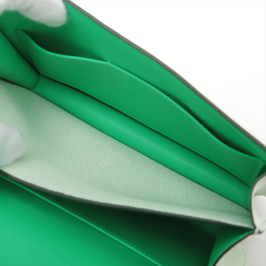 エルメス コンスタンス3 ミニ18 ミロワール シェブルミゾル ヴェールフィズ シルバー金具 - 画像 (7)