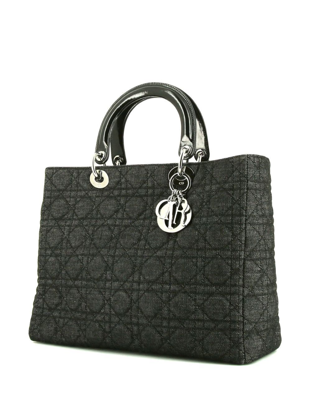 【DIOR】 プレオウンド カナージュ レディ ディオール ハンドバッグ L - 画像 (2)