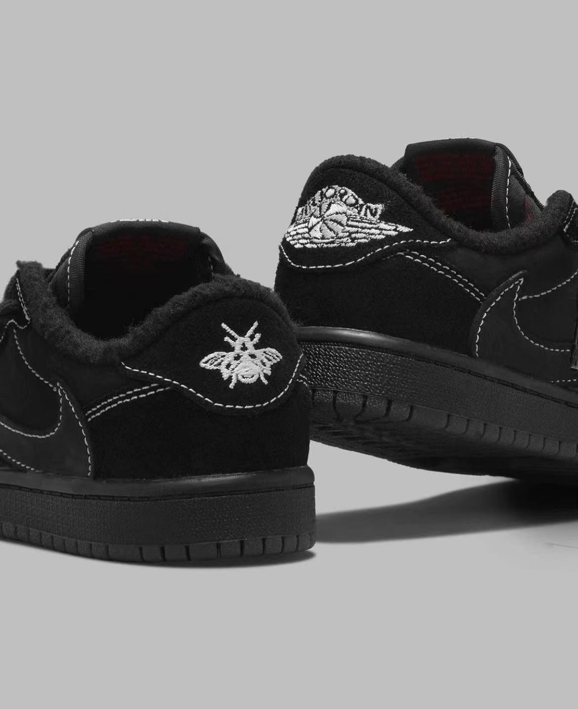 【人気急上昇で入手困難!】Travis Scott x Nike Air Jordan 1 Low OG SP"Black/Phantom"AJ1 ジョーダン世代の定番 ローカット カルチャー 多用途 カジュアル スポーツ バスケットボールシューズ - 画像 (3)