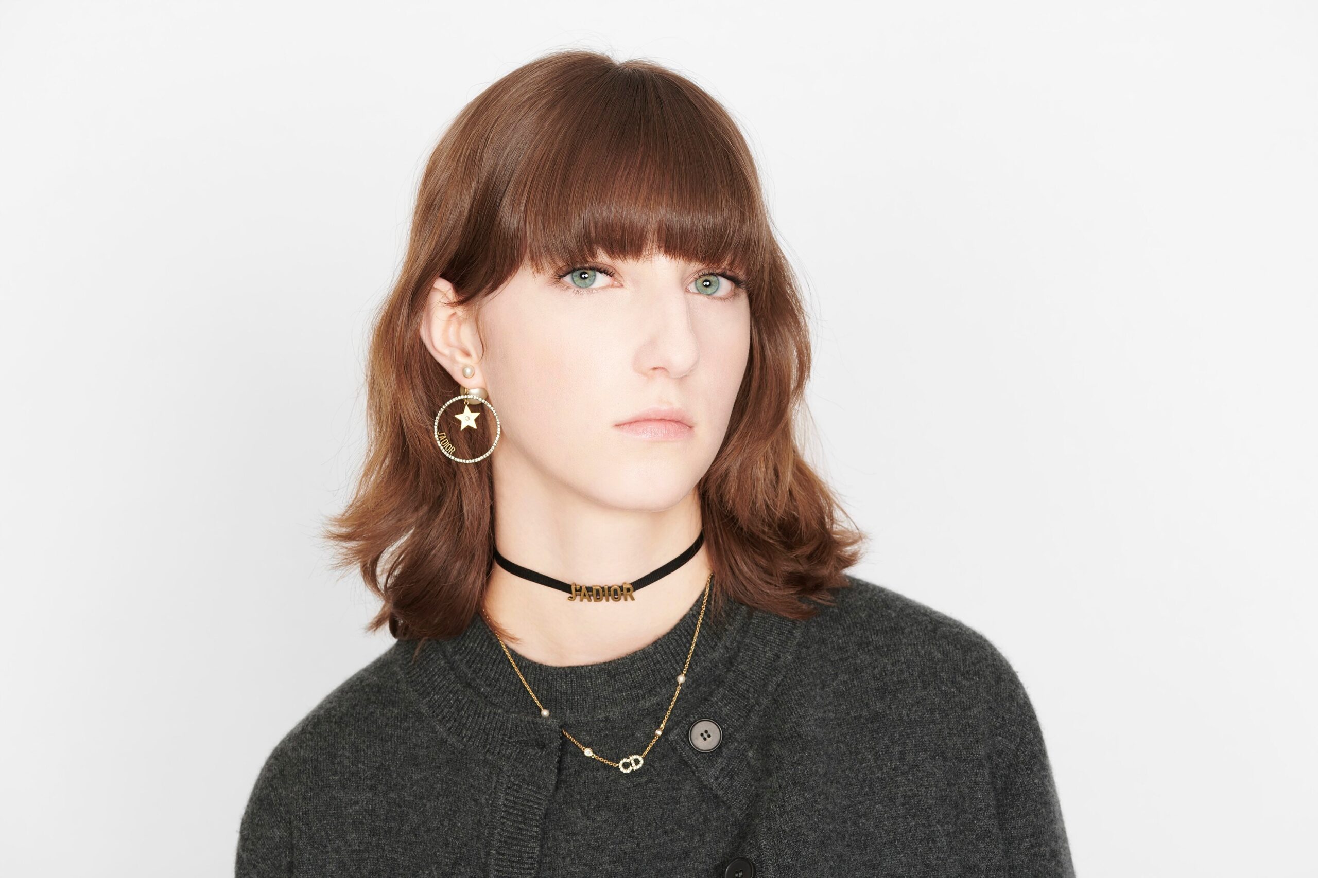 【直営店】Christian Dior クレール ディー リュヌ ネックレス パール ラインストーン ゴールド N1033CDLCY 二段階調節 箱付 - 画像 (9)