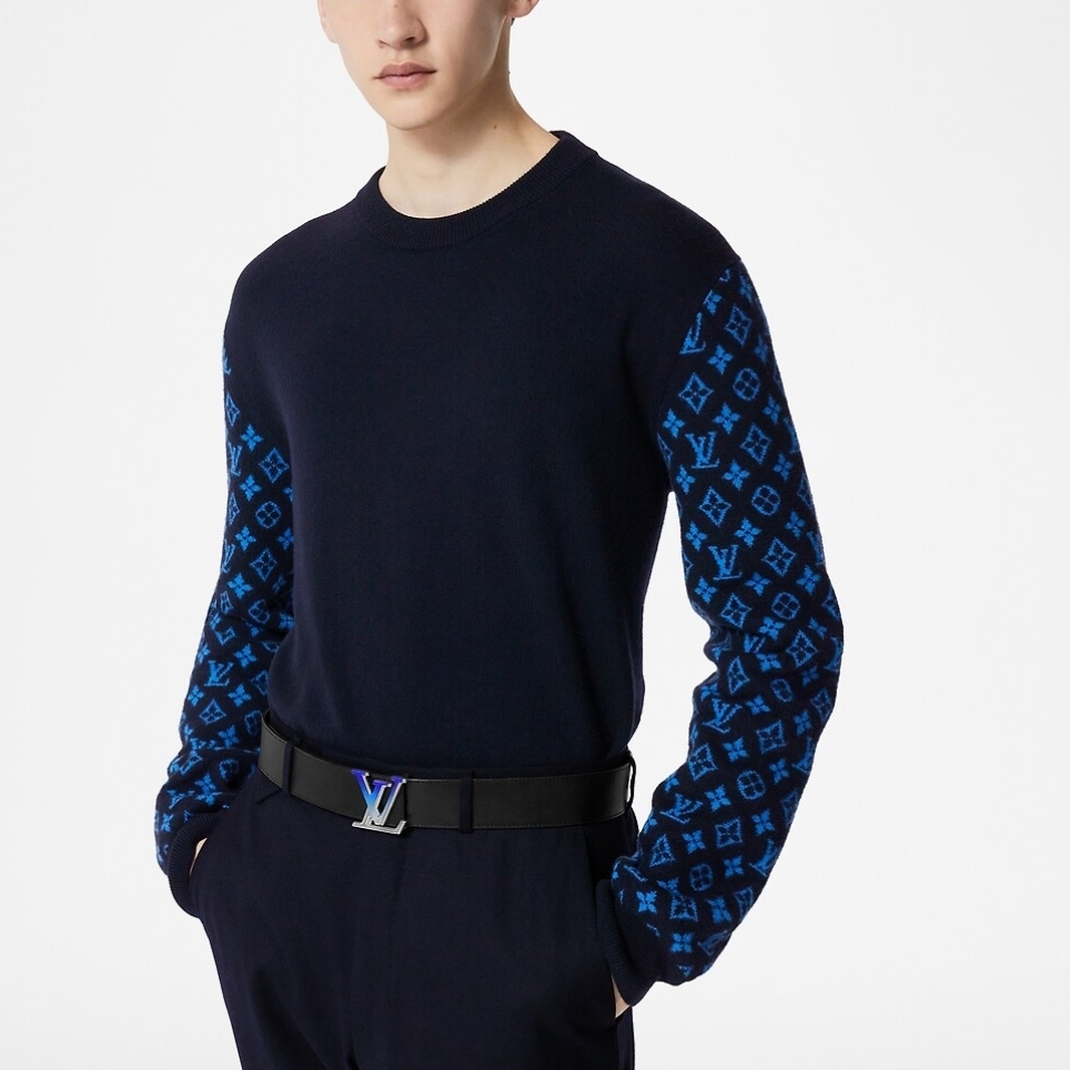 Louis Vuitton サンチュール・LV グリッチ リバーシブル ベルト - 画像 (4)