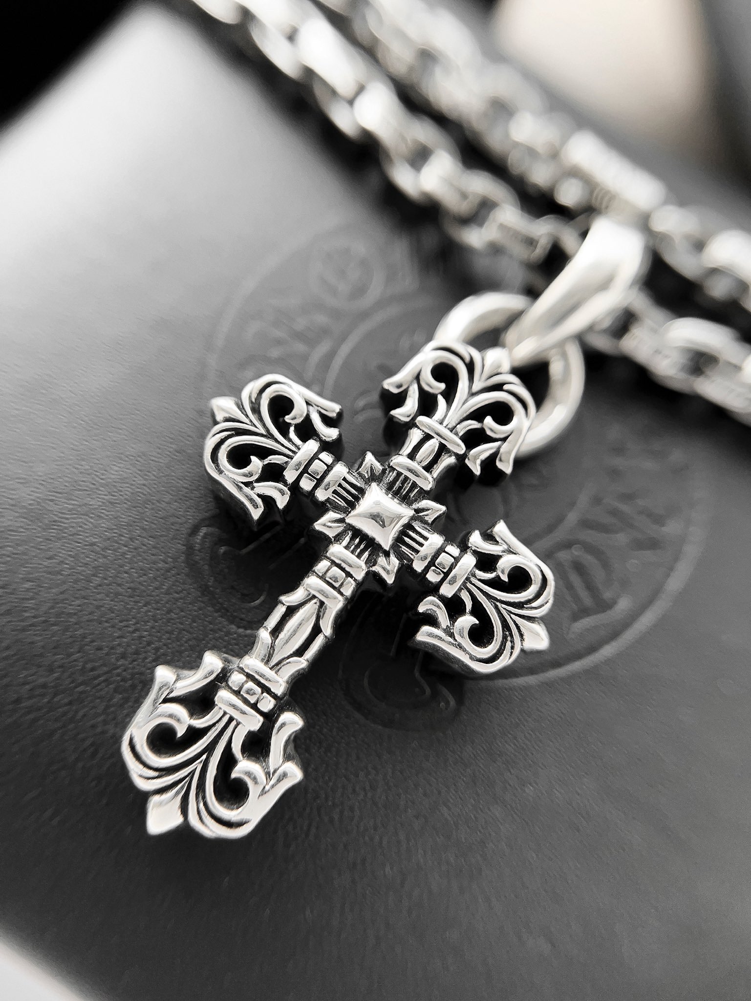NEW【Chrome Hearts】ネックレス、新しいネックレス万能シンプルファッションオーナメント - 画像 (6)