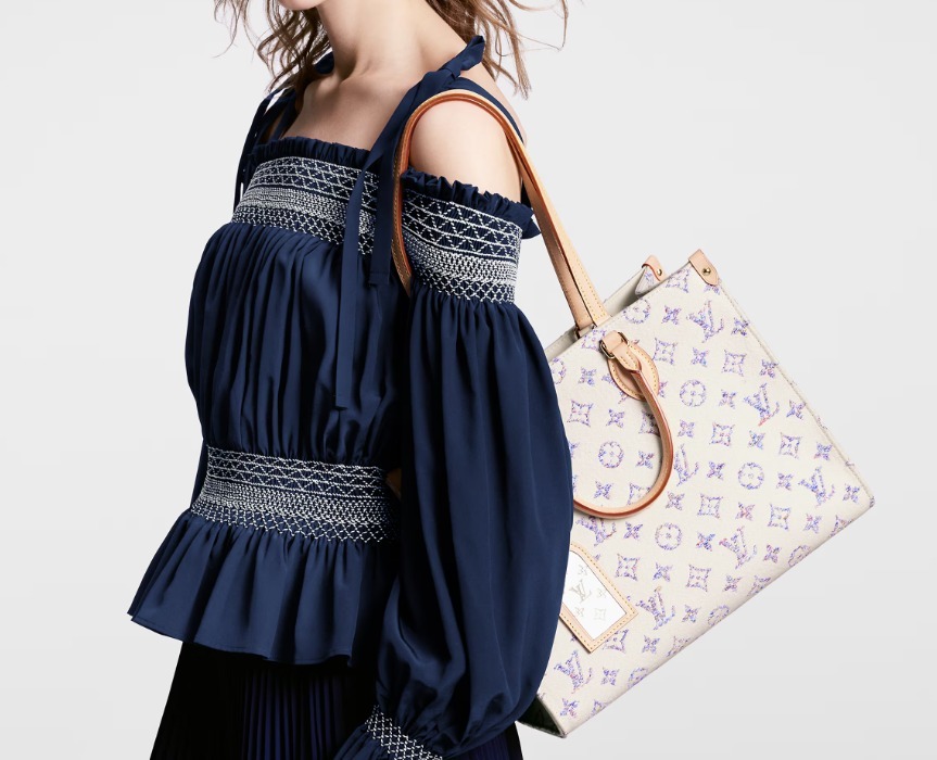 【エレガント】Louis Vuitton オンザゴー MM トートバッグ M24708 - 画像 (9)