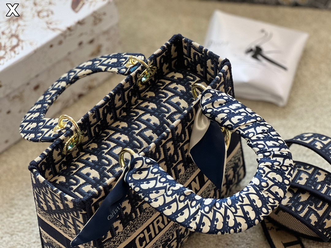 Diorディオールダイアモンドバッグ 21秋冬新作高級立体刺繍 - 画像 (6)