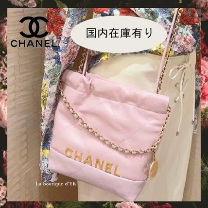★可愛すぎるカラー♪【CHANEL】CHANEL22 ハンドバッグ★