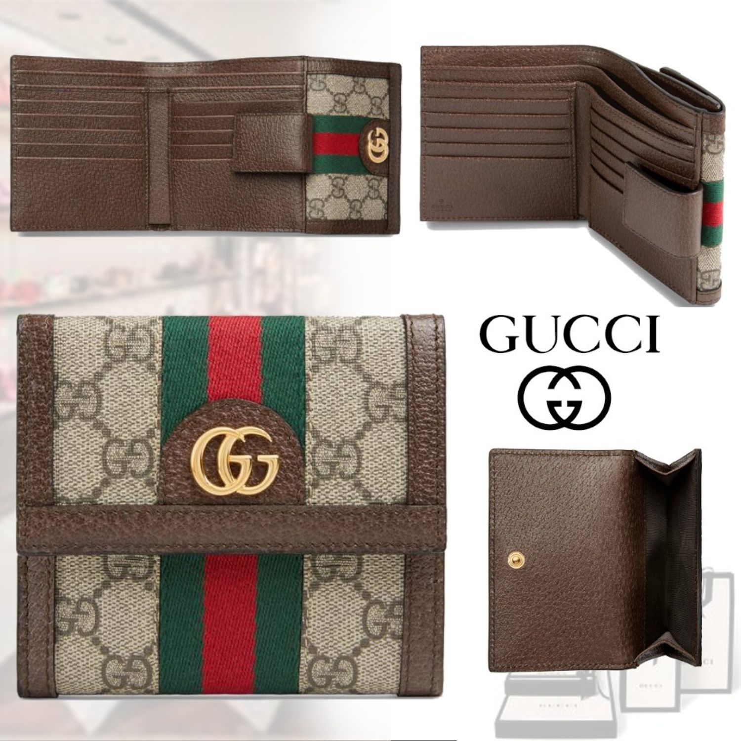 〔オフィディア〕グッチ フレンチフラップウォレット - 画像 (8)