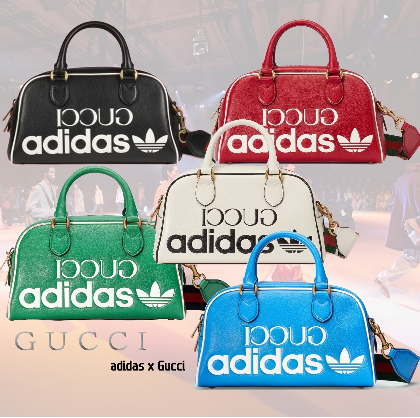 GUCCI●adidas x Gucci ミニ ダッフルバッグ