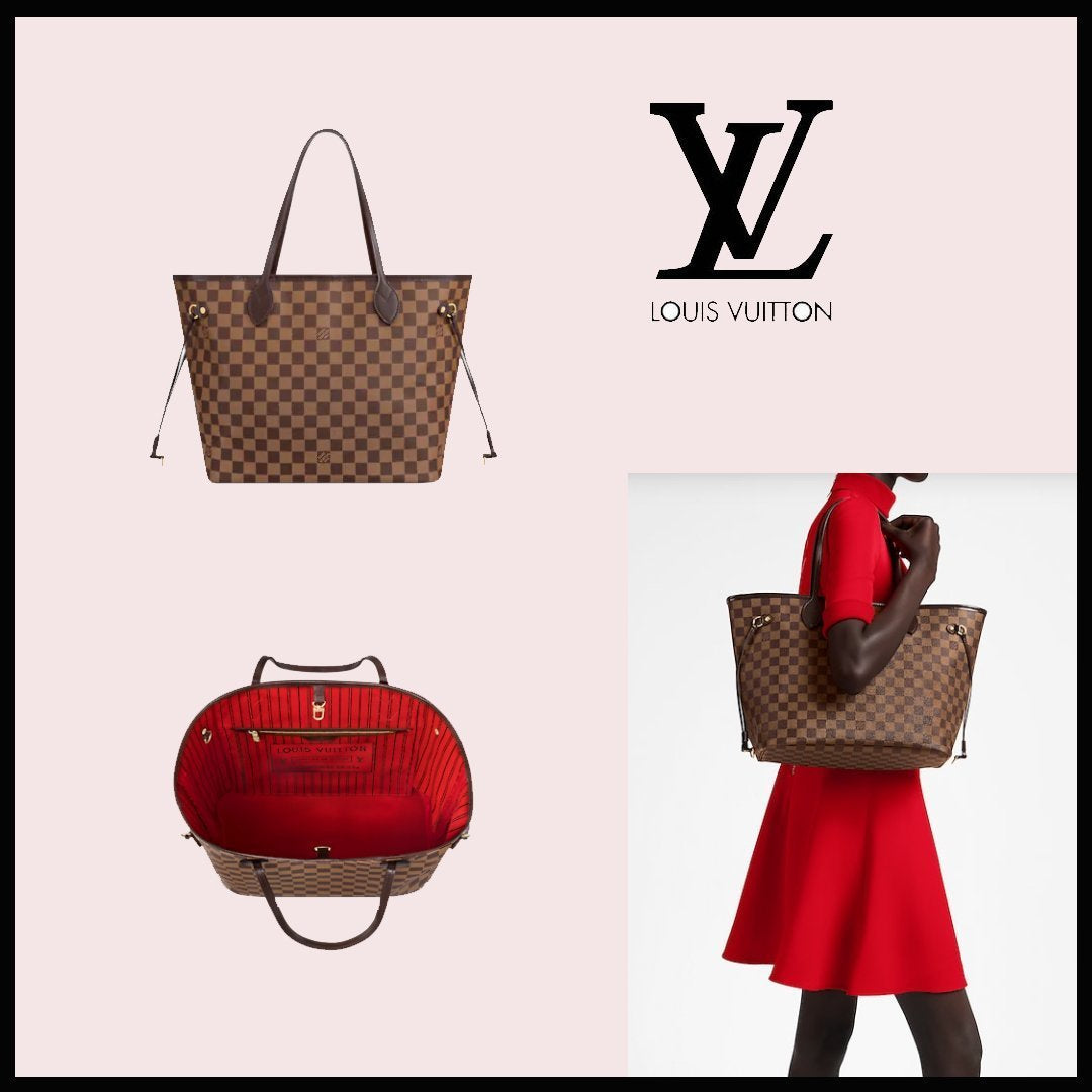 大人気★【Louis vuitton】ネヴァーフル MM トートバッグ ダミエ-BUYMA - 画像 (4)