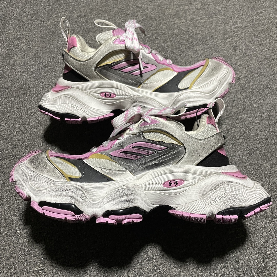 Balenciaga WMNS Cargo Sneaker Grey/White/Pink(785756W2MV11950) - 画像 (10)