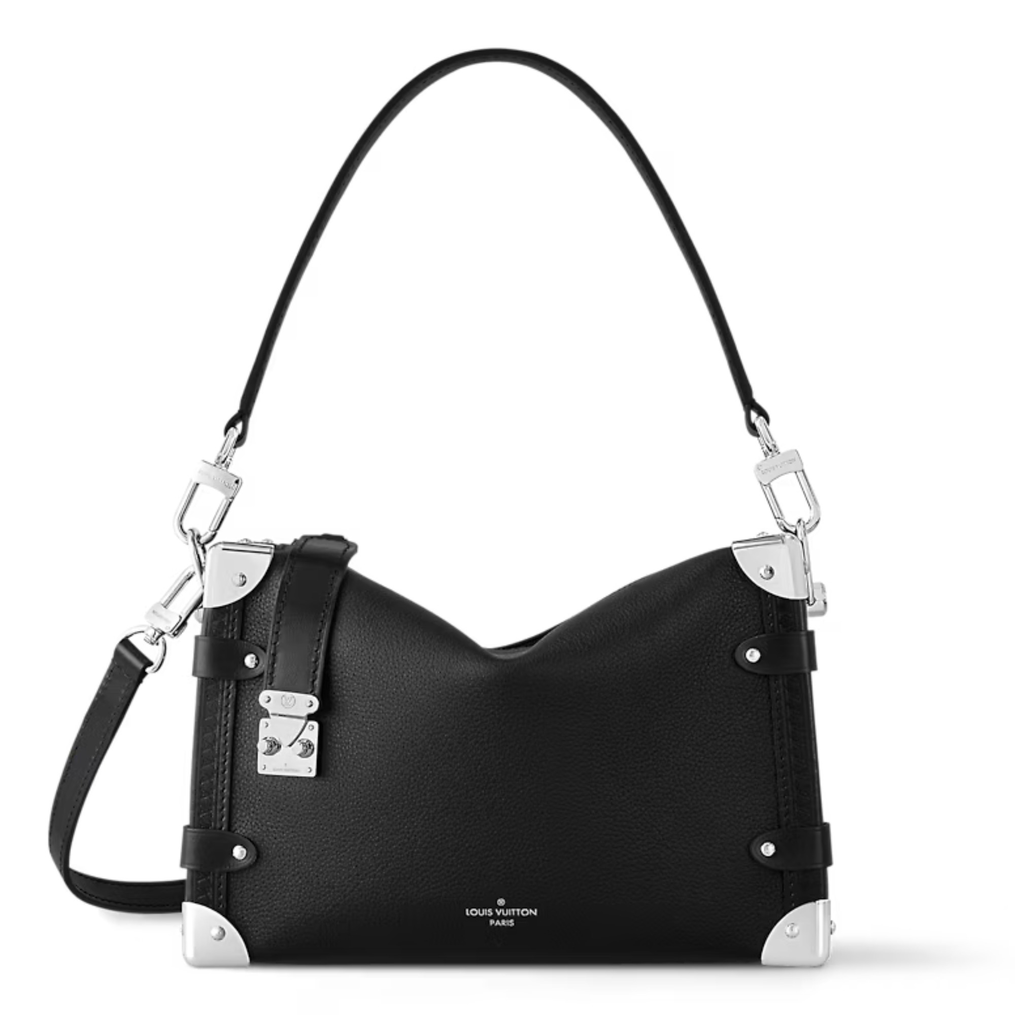 【LOUIS VUITTON】 グレインカーフレザー サイドトランク MM M25160 - 画像 (2)