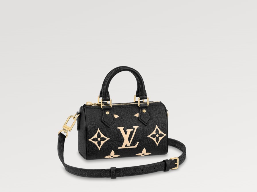 希少 LOUIS VUITTON ナノスピーディー ミニバッグ 黒 SAC NANO SPEEDY M81456 M82890 - 画像 (2)