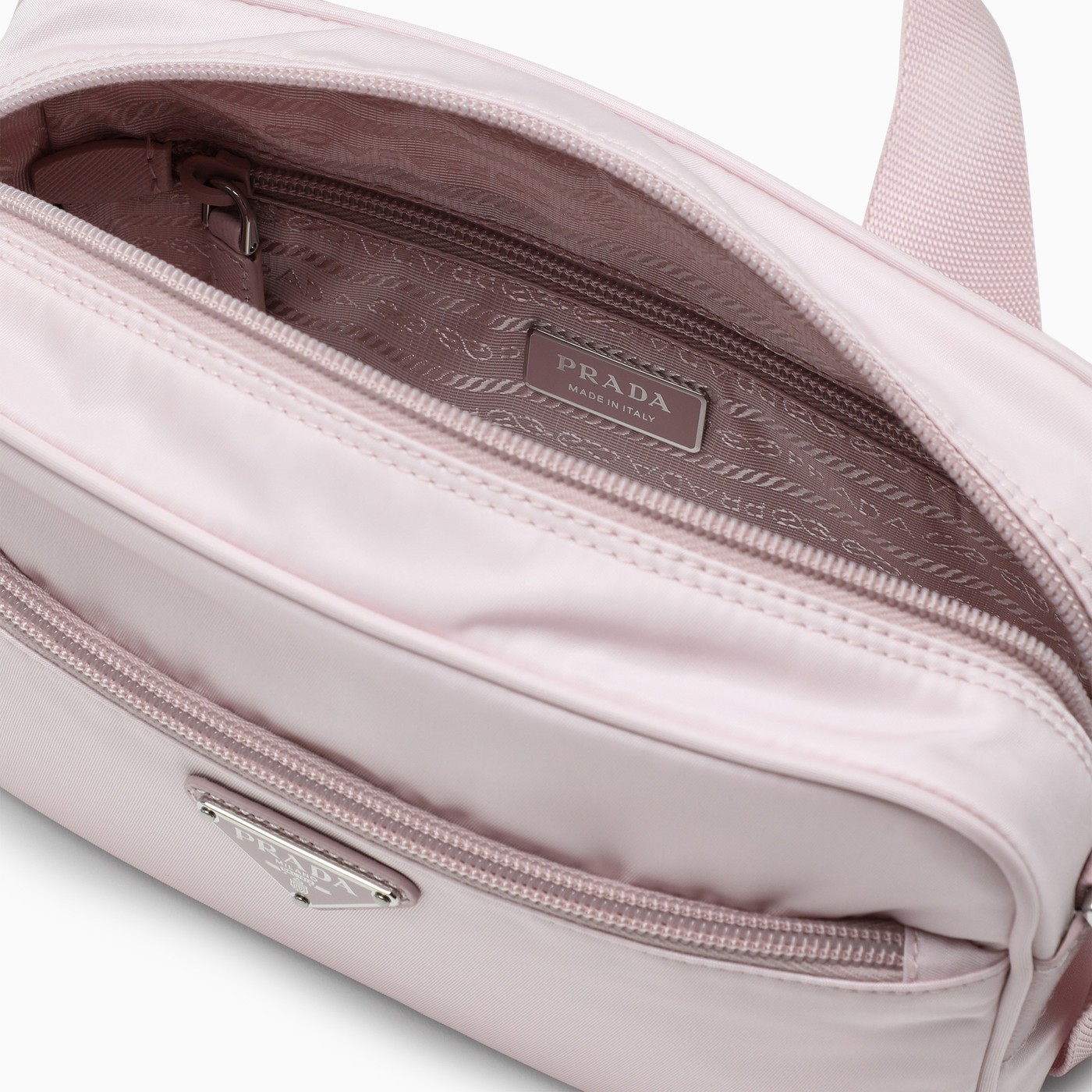 PRADA プラダ RE NYLON ロゴ ミニポーチ付き クロスボディバッグ - 画像 (4)