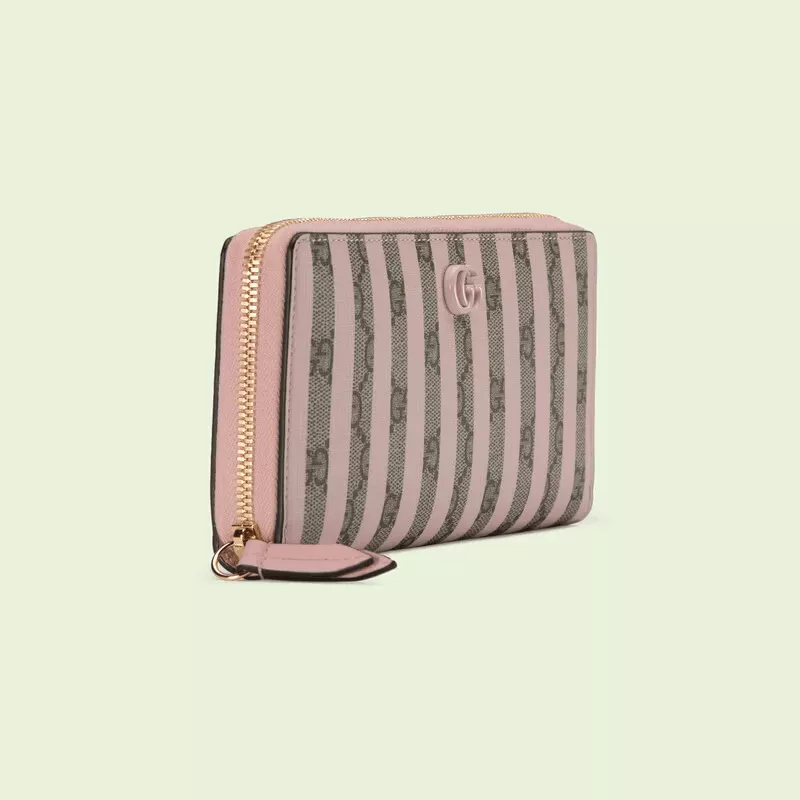 【GUCCI】GGスプリーム ダブルG ジップアラウンド 長財布 - 画像 (2)