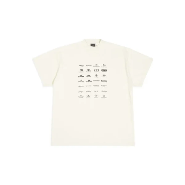 🔥2 つのうち 1 つが無料になります🔥🔥Balenciaga SS23 文字ロゴ印刷 ラウンドネック半袖Tシャツ【50％割引+送料無料】