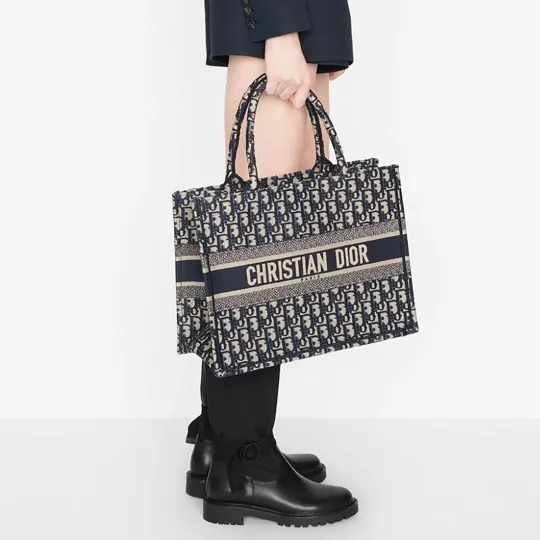 【DIOR】BOOK TOTE BAG 新木優子同項 セレブ芸能人御用達・国内発 Diorキャンバスブックトートバッグ - 画像 (7)