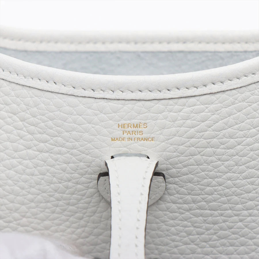 エルメス エブリンTPM トリヨンクレマンス ニューホワイト ゴールド金具 - 画像 (7)