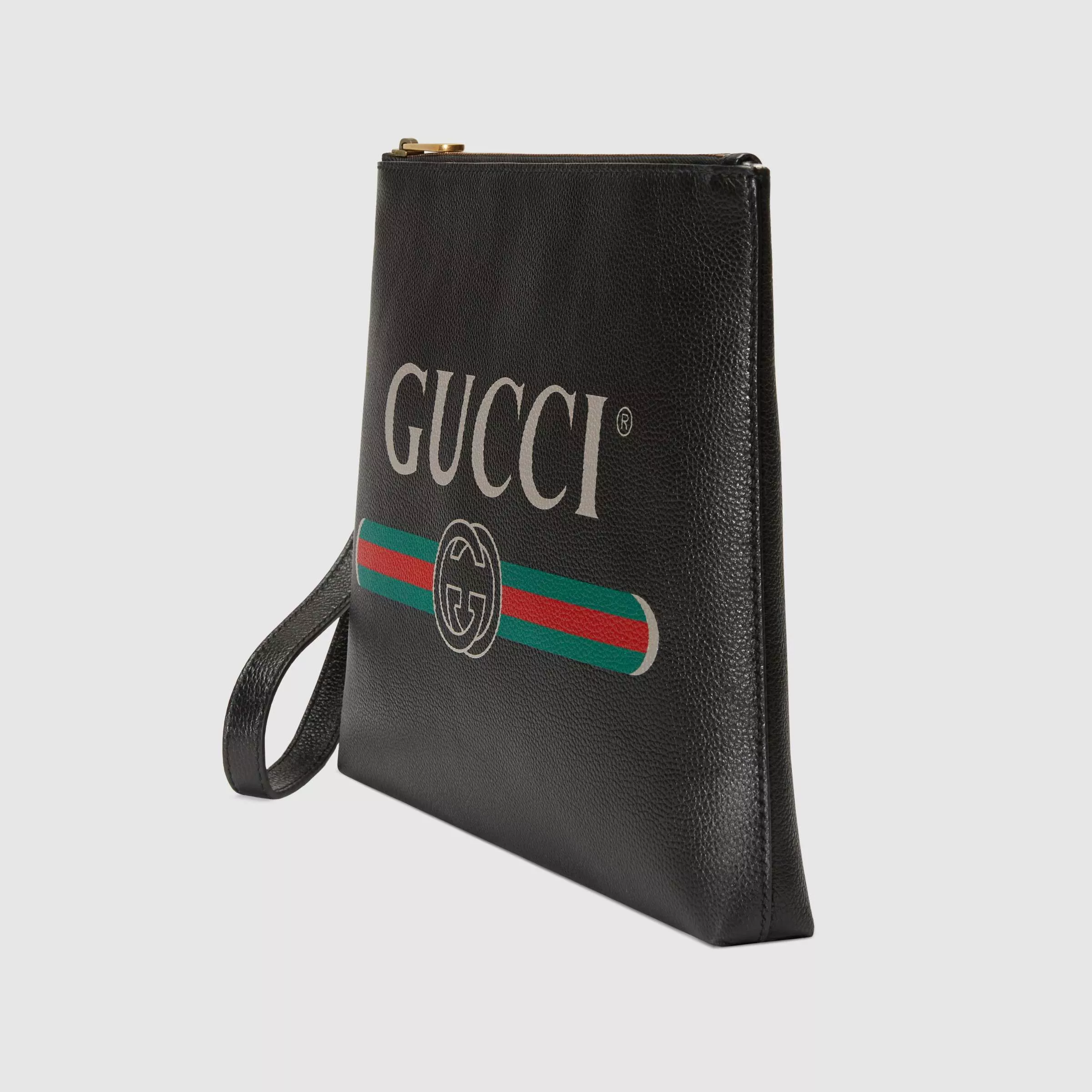 GG Printシリーズ皮革ハンドバッグ - 画像 (3)