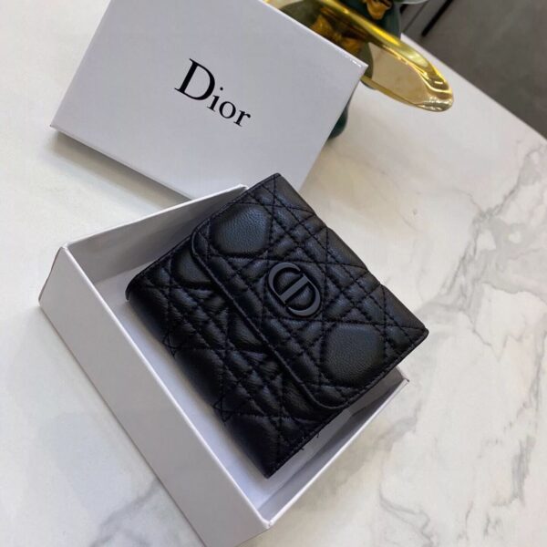 【DIOR】即発！DIOR CARO 三つ折り コンパクトウォレット ミニ財布