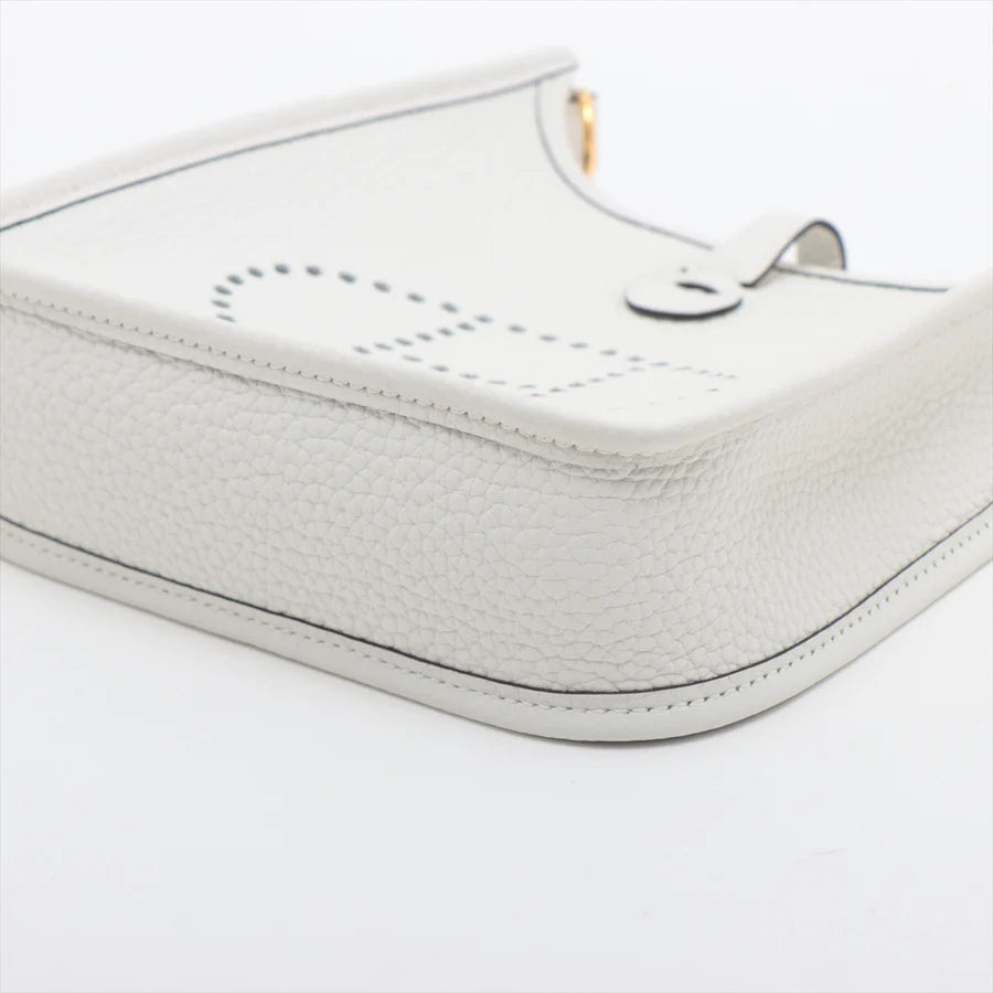 エルメス エブリンTPM トリヨンクレマンス ニューホワイト ゴールド金具 - 画像 (3)