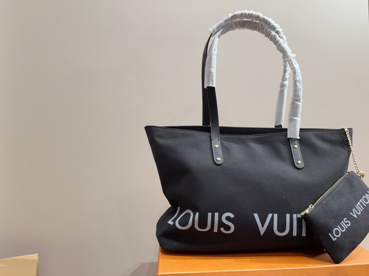 LVキャンバスショッピングバッグ.小銭入れ付き【50%割引+送料無料】 - 画像 (2)