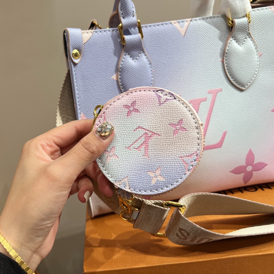 【LOUIS VUITTON】LV2023 新品夏日進月歩水彩ブルーピンク - 画像 (3)