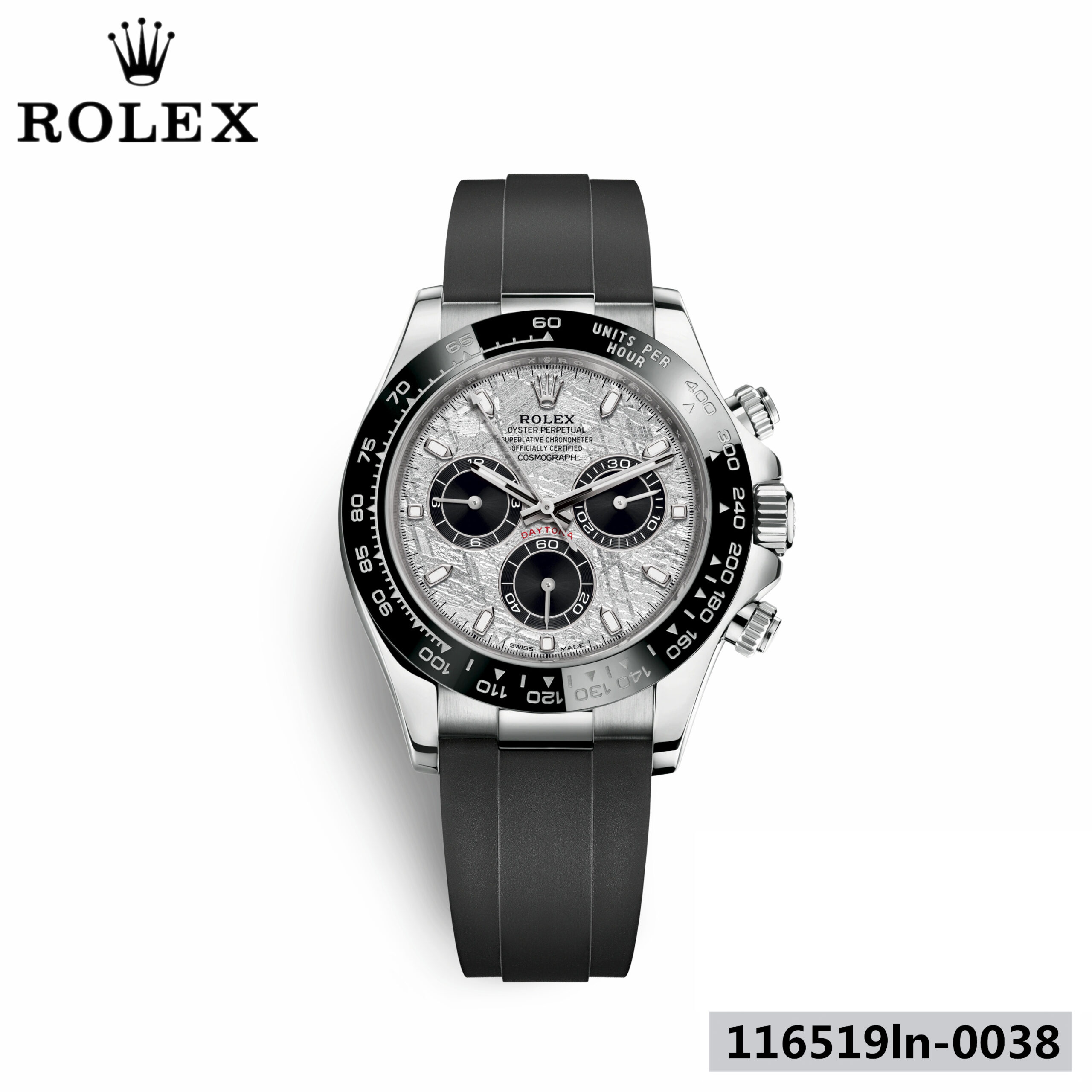 コスモグラフ デイトナ オイスター 40 mm ホワイトゴールド - 画像 (8)