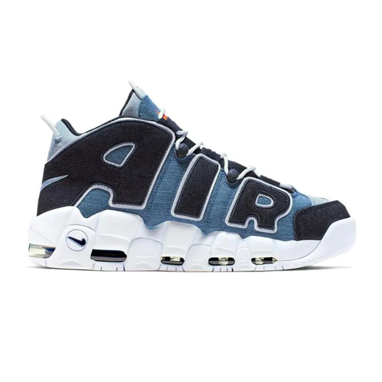 NIKE ナイキ AIR MORE UPTEMPO 96 'DENIM' エア モア アップテンポ "デニム" メンズ スニーカー WHITE/OBSIDIAN/TOTAL ORANGE ホワイト/オブシディアン/トータルオレンジ【限定モデル】 - 画像 (5)