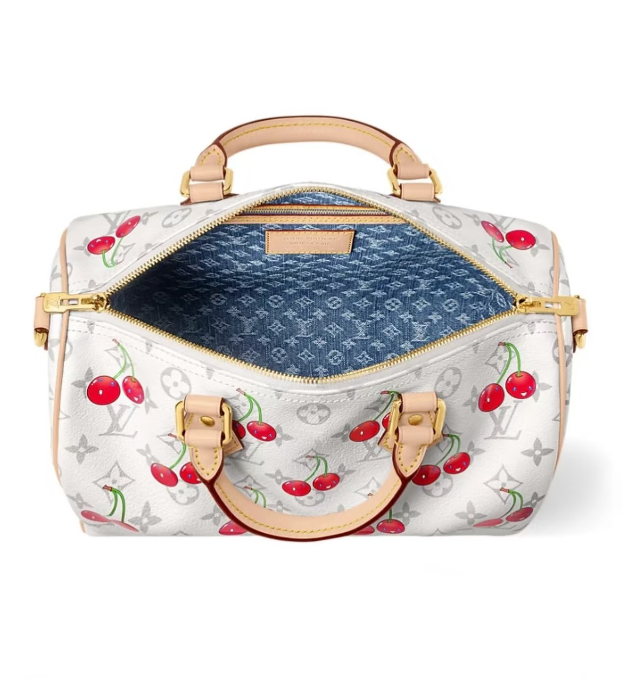 コラボ品【LOUIS VUITTON × 村上隆】スピーディーソフト30ハンドバッグ - 画像 (2)