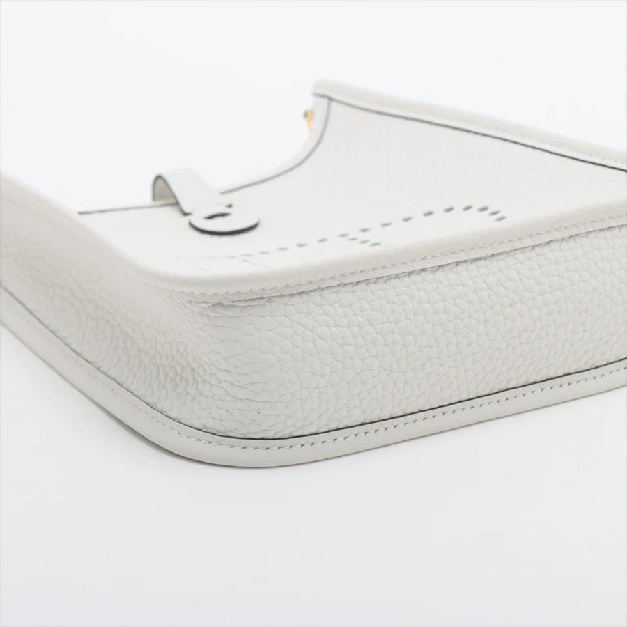 エルメス エブリンTPM トリヨンクレマンス ニューホワイト ゴールド金具 - 画像 (4)