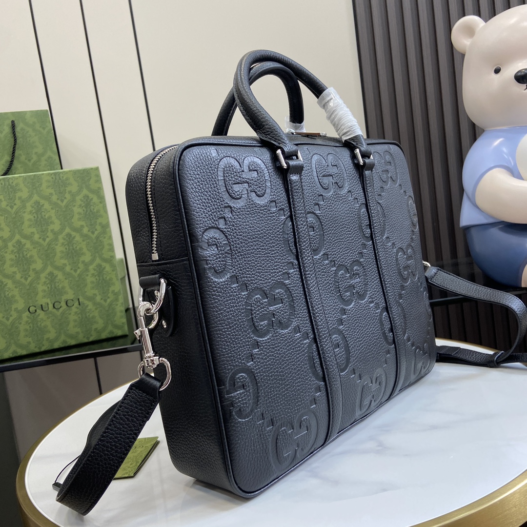 【 Gucci 旗艦店】スーパー ダブルG ブリーフケース - 画像 (3)