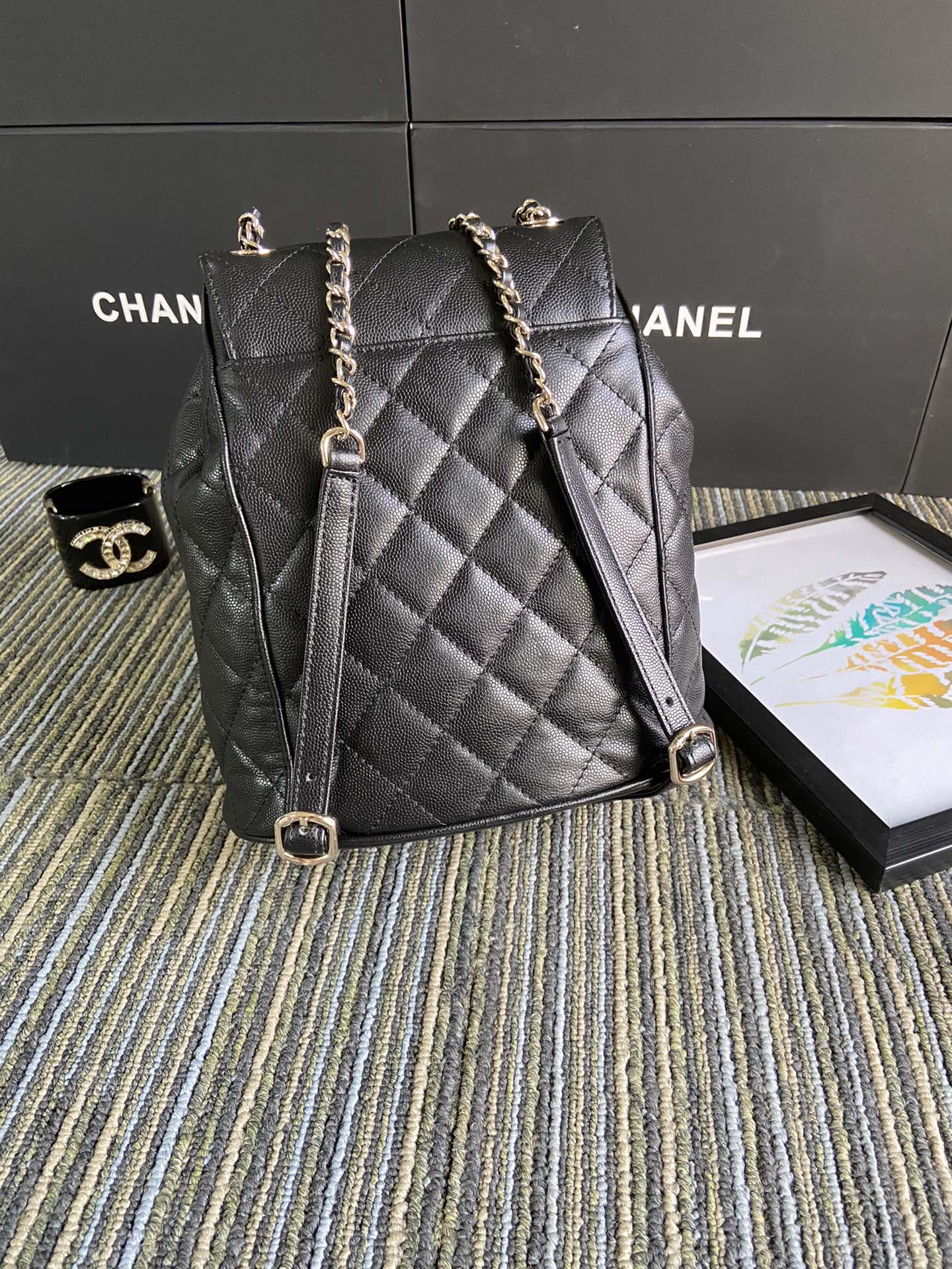 Chanel Ball pattern Backpack S1371 - 画像 (2)