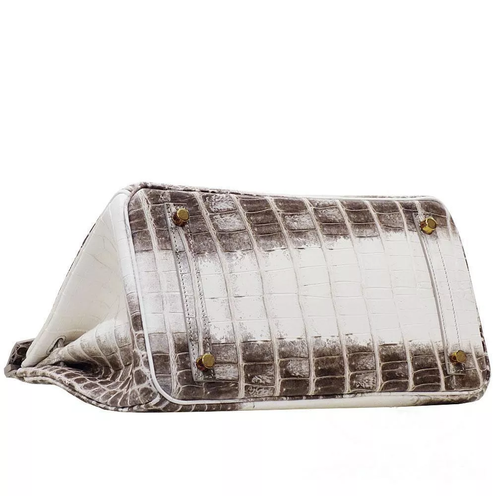 【HERMES】エルメス バーキン 30cm クロコダイル ゴールド金具 - 画像 (3)