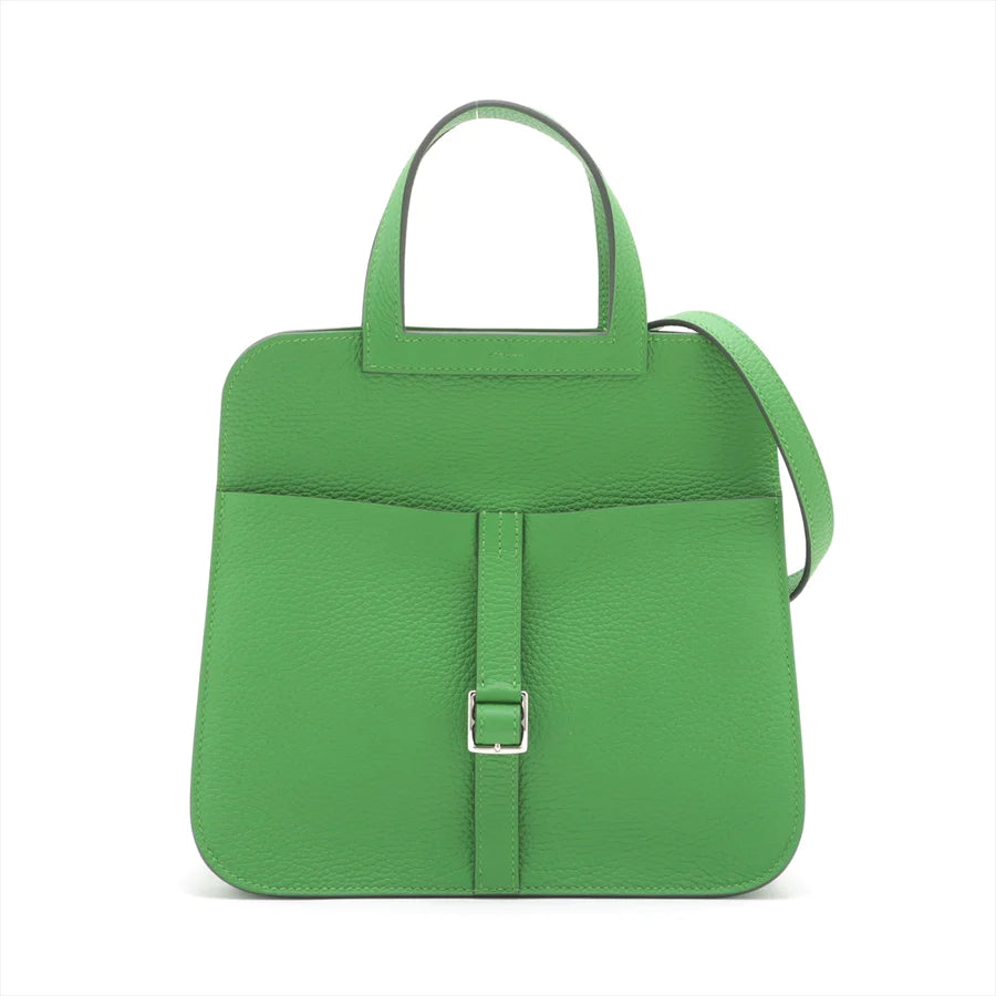 エルメス アルザン25 トリヨンクレマンス ヴェールユッカ シルバー金具 - 画像 (10)