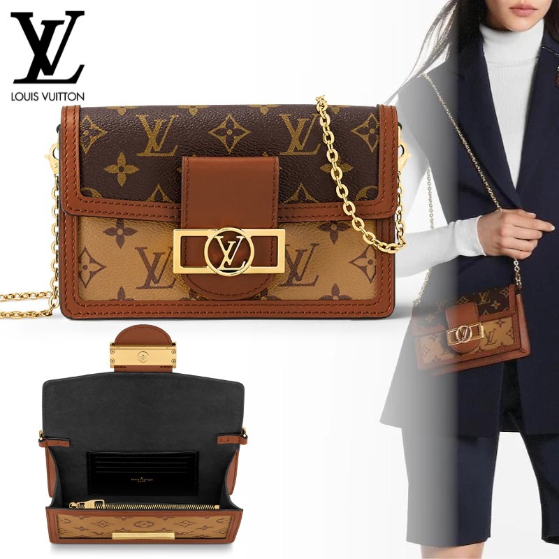 人気!【LOUIS VITTON】モノグラム チェーン ショルダーバッグ