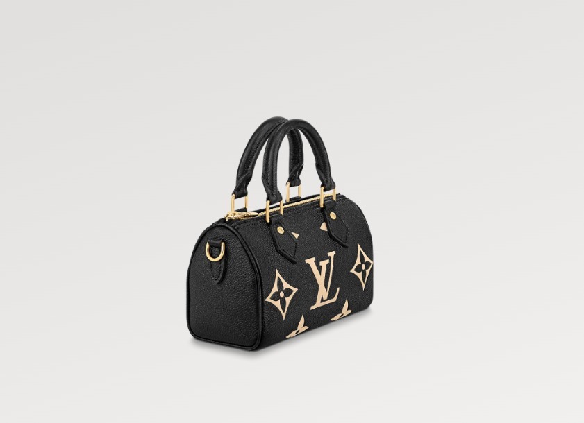 希少 LOUIS VUITTON ナノスピーディー ミニバッグ 黒 SAC NANO SPEEDY M81456 M82890 - 画像 (3)