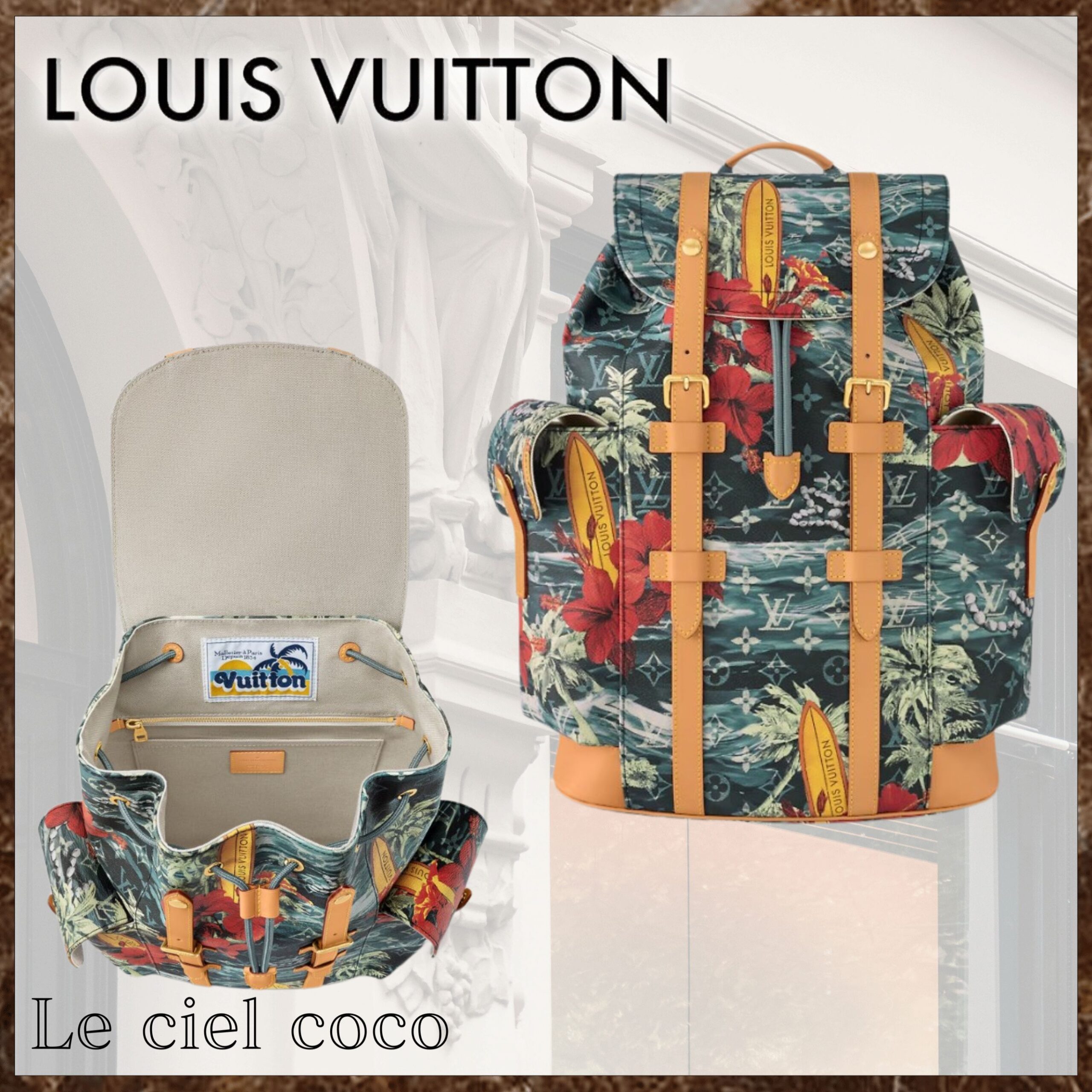 【大人気!トロピカル♪】ルイヴィトン バックパック M24996 M41379