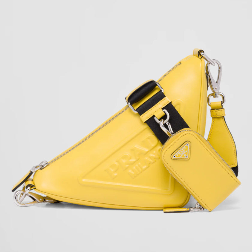 累積売上第1位☆新作☆ プラダ PRADA トライアングル レザーショルダーバッグ - 画像 (9)