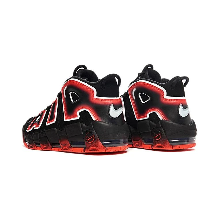 NIKE ナイキ AIR MORE UPTEMPO 'LASER CRIMSON' エア モア アップテンポ "レーサー クリムゾン" メンズ スニーカー BLACK/WHITE-LASER CRIMSON ブラック/ホワイト-レーサークリムゾン【海外展開 日本未入荷】 - 画像 (5)