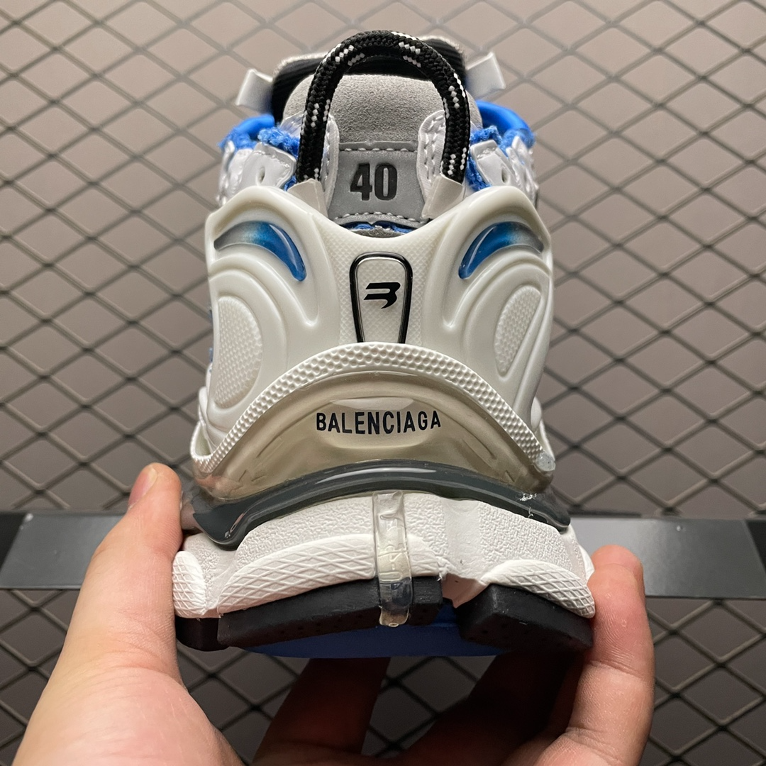 Balenciaga Runner Sneaker White/Blue(677403W3RB34912) - 画像 (6)