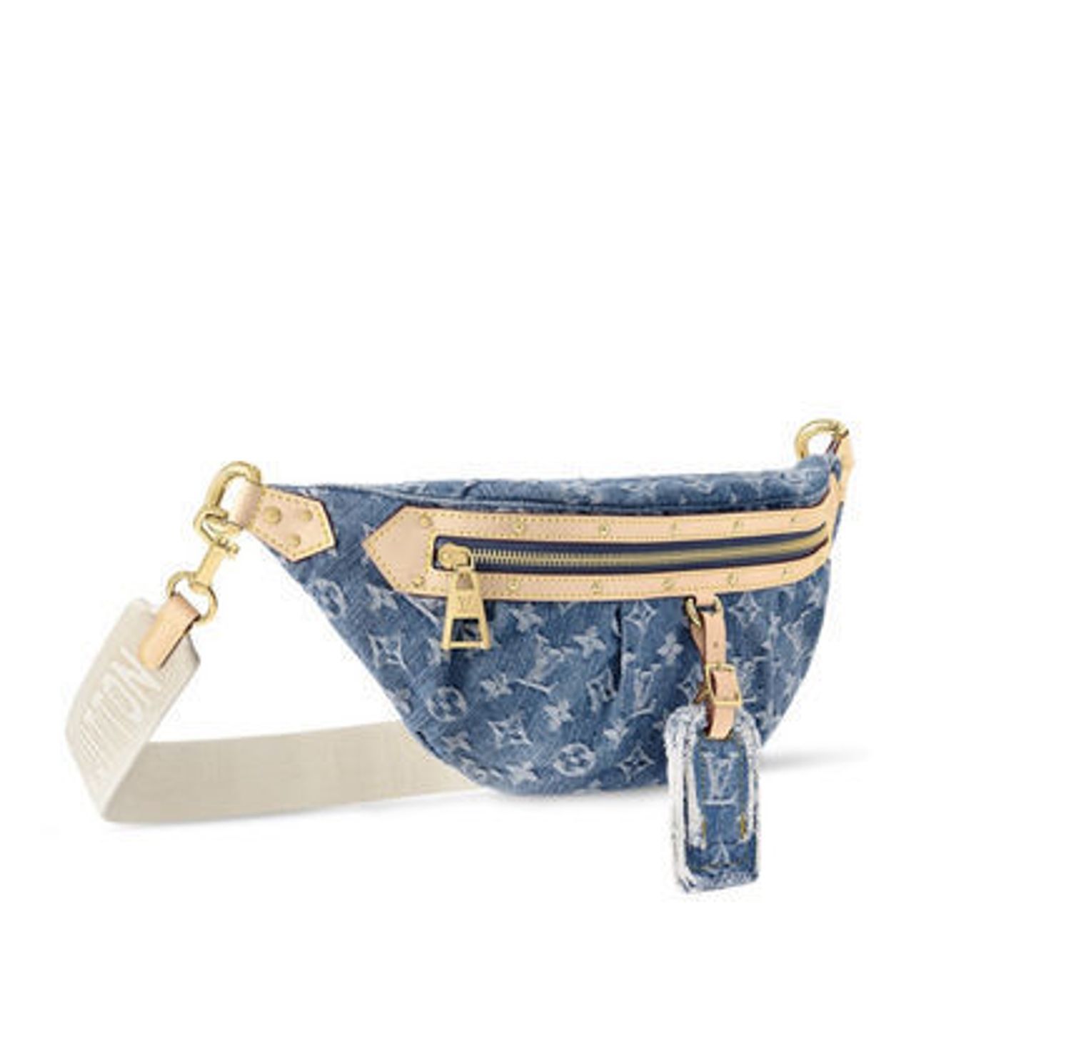 《デニム/可愛いデザイン》LOUIS VUITTON モノグラム バムバッグ M46837 - 画像 (2)