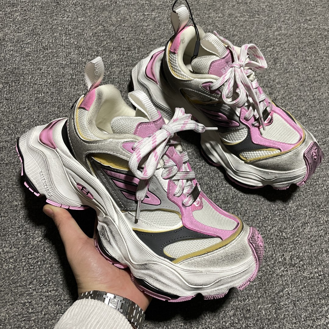 Balenciaga WMNS Cargo Sneaker Grey/White/Pink(785756W2MV11950) - 画像 (12)